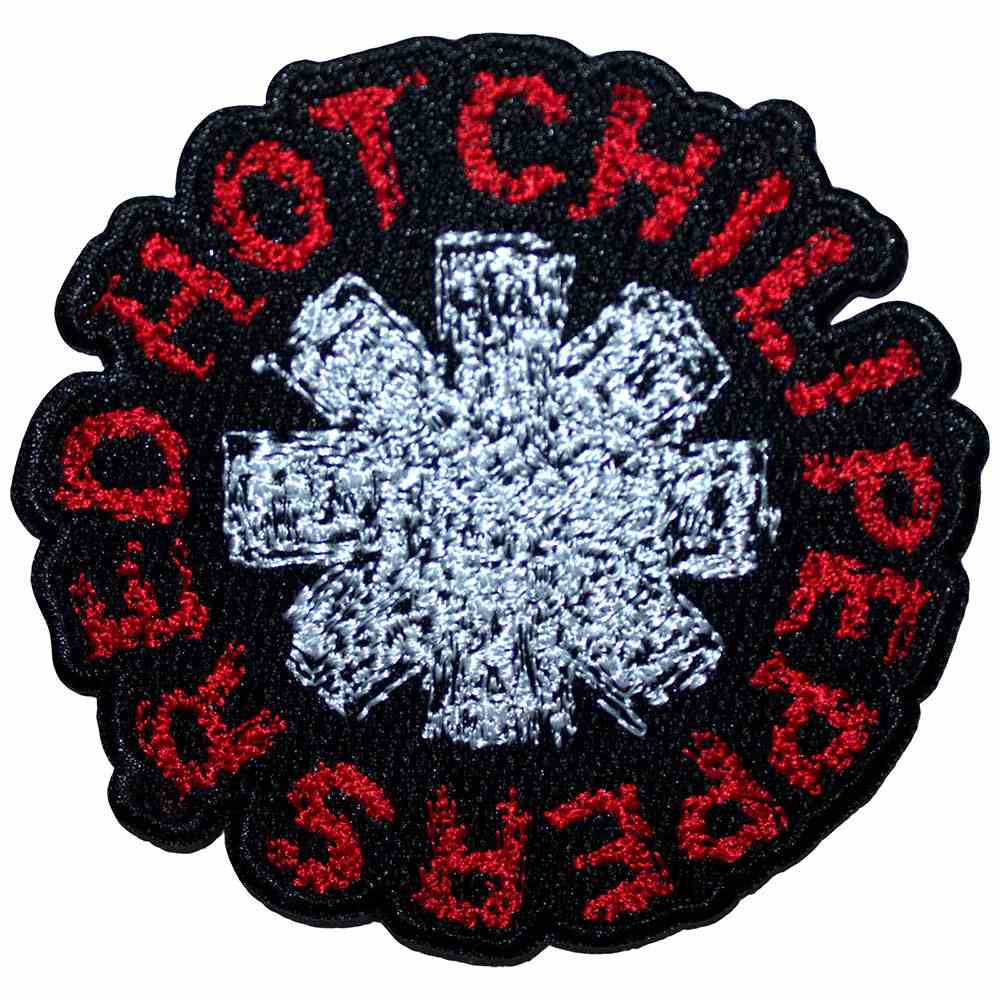 Red Hot Chili Peppers - Scribble Asterisk Patch - Zwart